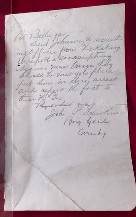 Collection of SIX Manuscript WAR DATE Letters from Gen. John P. Hawkins, Commander of US Colored Troops; From the Collection of Thomas Truxton Moebs, author of "Black soldiers - Black sailors - Black ink : research guide on African-Americans in U.S. military history, 1526-1900"