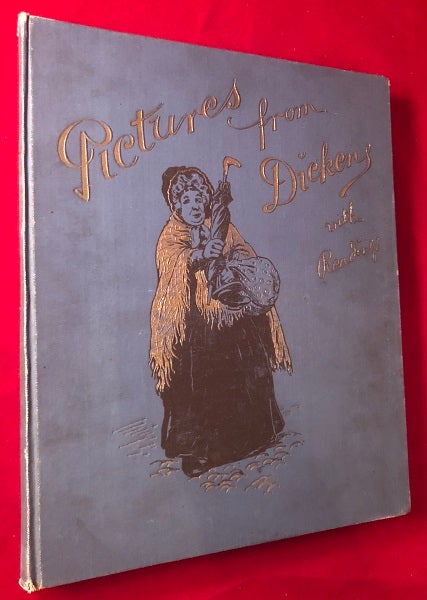 Item #3851 Pictures from Dickens with Readings (ALL 12 FULL-PAGE COLOR PLATES INTACT). Charles DICKENS.