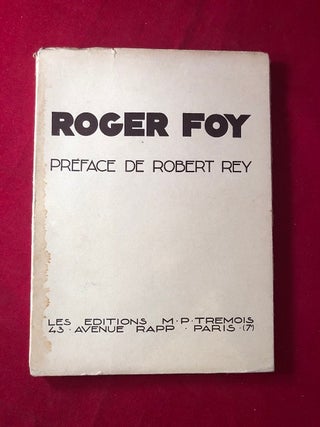 Item #3860 Roger Foy (#478/500 Copies). Art, Design, Roger FOY, Robert REY