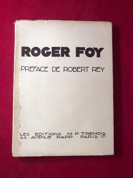 Item #3860 Roger Foy (#478/500 Copies). Art, Design, Roger FOY, Robert REY.
