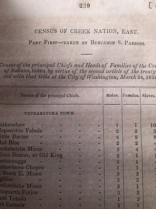 Correspondence On The Subject Of The EMIGRATION OF INDIANS, Between the 30th November, 1831, and 27th December, 1833, with Abstracts of Expenditures by Disbursing Agents, in the Removal and Subsistence of Indians, &c.; Furnished in Answer to a Resolution of the Senate, of 27th December, 1833, by the Commissary General of Subsistence, Document 512, Vol. IV