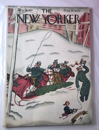 Item #3974 The New Yorker Magazine [ December 15, 1928] / Julian de Miskey Cover. THE NEW YORKER