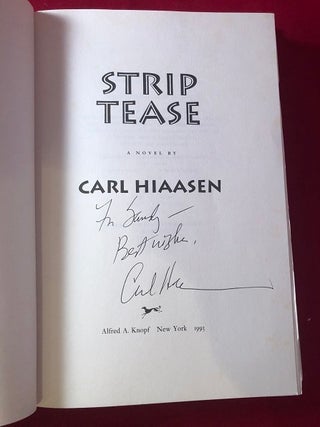 Strip Tease (SIGNED 1ST PRINTING)