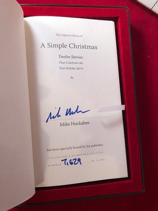 A Simple Christmas: Twelve Stories That Celebrate the True Holiday Spirit (SIGNED/LTD)