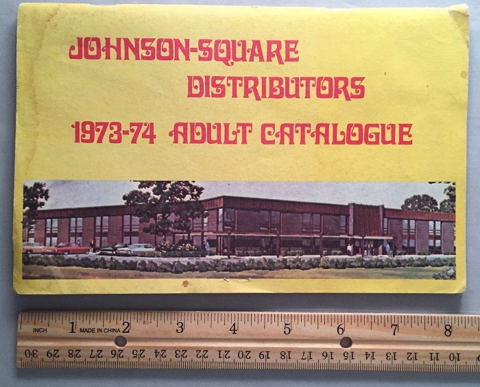 Item #410 Johnson - Square Distributors 1973-74 Adult Catalogue. Johnson Square DISTRIBUTORS.