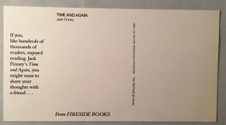 Time and Again (Circa 1971 Advertising Postcard for the First Paperback Edition)
