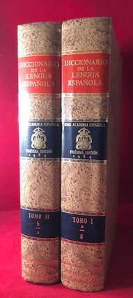 Item #4202 Diccionario De La Lengua Espanola (TWO VOLUME SPANISH DICTIONARY). Real Academia Espanola