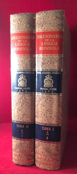 Item #4202 Diccionario De La Lengua Espanola (TWO VOLUME SPANISH DICTIONARY). Real Academia Espanola.