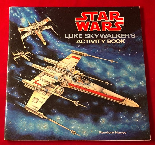 Item #4356 Star Wars: Luke Skywalker's Activity Book (AS NEW COPY - NEVER USED). James RAZZI.