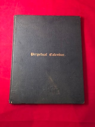 Item #4362 A Perpetual Calendar for Old and New Style. Nathaniel SHURTLEFF