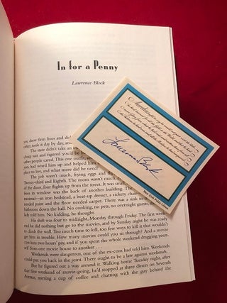 The World's Finest Mystery and Crime Stories (SIGNED BY LAWRENCE BLOCK)