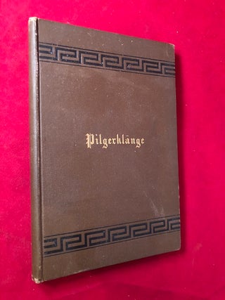 Item #4450 Pilgerklange (Pilgrim Songs). Frederick William HERZBERGER, F W