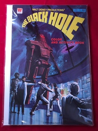 Item #4452 The Black Hole Color and Activity Book (UNUSED 1979 NOS). WALT DISNEY PRODUCTIONS