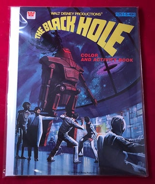Item #4452 The Black Hole Color and Activity Book (UNUSED 1979 NOS). WALT DISNEY PRODUCTIONS