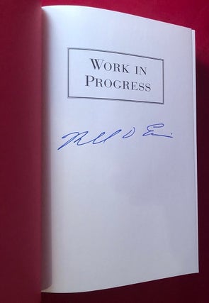 Work in Progress (SIGNED FIRST EDITION)