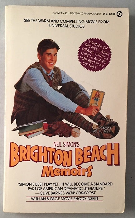 Item #457 Brighton Beach Memoirs (OFFICIAL MOVIE TIE-IN EDITION). Neil SIMON.