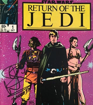 Return of the Jedi FOUR Issue Comic Run SIGNED BY WARWICK DAVIS