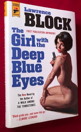 Item #4702 The Girl with the Deep Blue Eyes (SIGNED FIRST HARDCOVER EDITION). Detective, Mystery