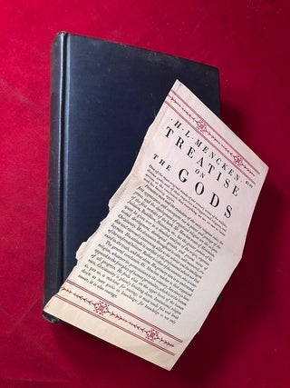 Item #4796 Treatise on the Gods (w/ Partial DJ). H. L MENCKEN