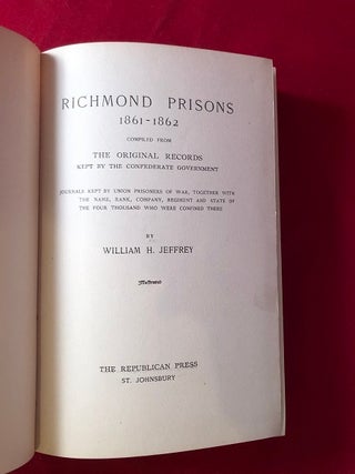 Richmond Prisons 1861-1862
