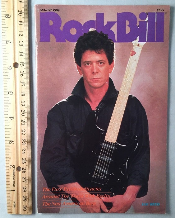Item #486 RockBill Magazine (Issue 26 - August, 1984). Robert EDELSTEIN, Lou REED.