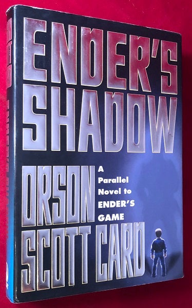 Item #4868 Ender's Shadow (SIGNED ON AUTHOR'S PERSONAL BOOKPLATE). Orson Scott CARD.