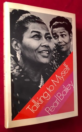 Item #4890 Talking to Myself (SIGNED X 2 PLUS AUTOGRAPH EVENT CLIPPING). Pearl BAILEY