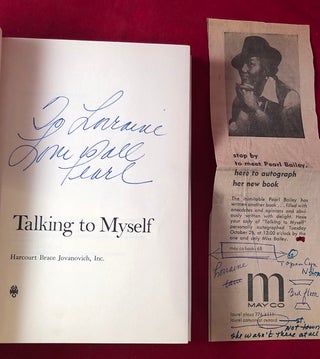 Talking to Myself (SIGNED X 2 PLUS AUTOGRAPH EVENT CLIPPING)