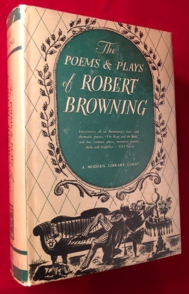 Item #4893 The Poems & Plays of Robert Browning. Robert BROWNING