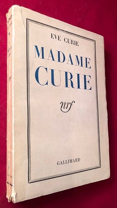 Item #4895 Madame Curie (SIGNED 1ST). Eve CURIE