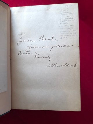 British and American Eloquence (ASSOCIATION COPY SIGNED BY AUTHOR W/ SIGNED TLS FROM MICHIGAN GOVERNOR RICHARD YATES JR.); AN AMAZING UNIVERSITY OF MICHIGAN ASSOCIATION!