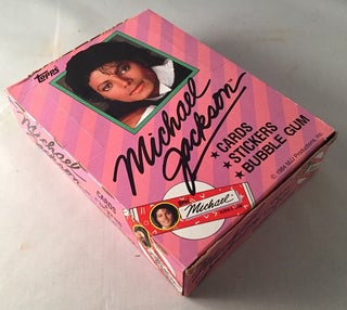 Item #497 1984 Unopened Box of MICHAEL JACKSON Trading Cards (36 Packs). BOX