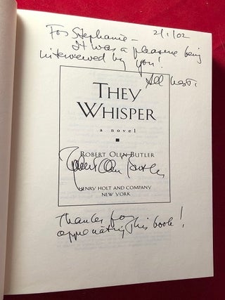 They Whisper (SIGNED TO INTERVIEWER)