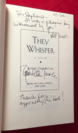 They Whisper (SIGNED TO INTERVIEWER)