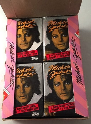 1984 Unopened Box of MICHAEL JACKSON Trading Cards (36 Packs)