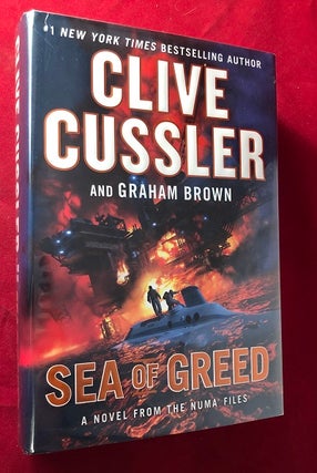 Item #5028 Sea of Greed (SIGNED BY CUSSLER). Clive CUSSLER, Graham BROWN