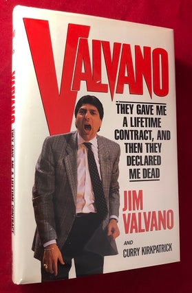Item #5035 Valvano: They Gave Me a Lifetime Contract, and Then They Declared Me Dead. Jim...