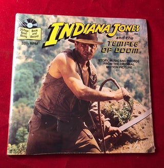 Item #5036 Indiana Jones and the Temple of Doom (24 Page Read-Along Book and Record); Story,...