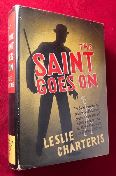 Item #5065 The Saint Goes On. Leslie CHARERIS.