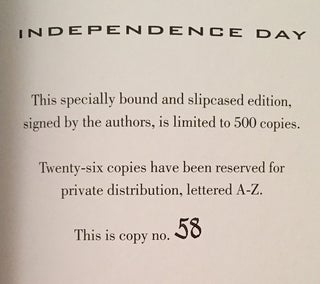 Independence Day (SIGNED LIMITED EDITION)