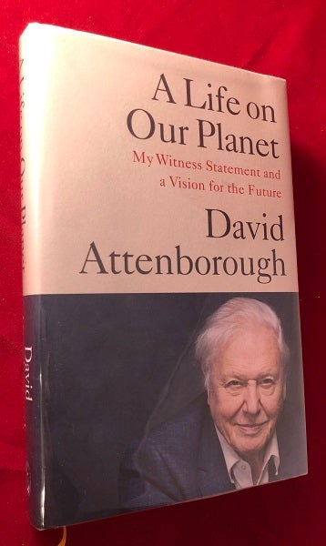 Item #5314 A Life on Our Planet: My Witness Statement and a Vision for the Future (SIGNED BOOKPLATE). David ATTENBOROUGH.
