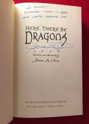 Here, There Be Dragons: The Chronicles of the Imaginarium Geographica (SIGNED 1ST)