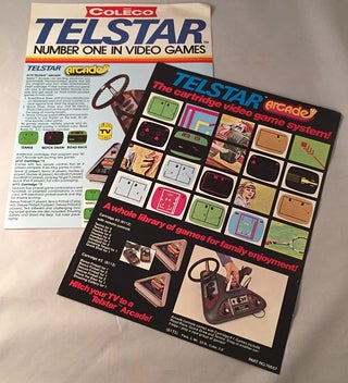 Item #541 1977 COLECO Telstar Video Game System Promotional Flyer. GREENBERG, Arnold