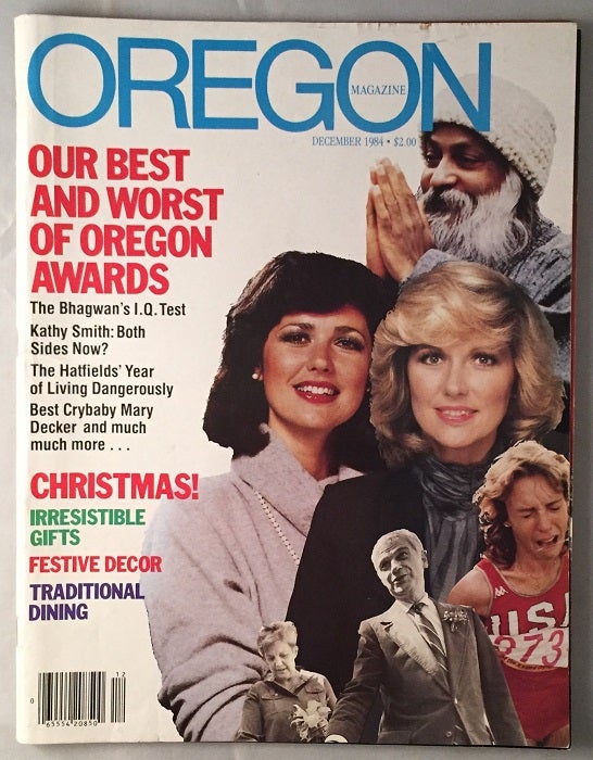 Item #543 December, 1984 Oregon Magazine (FIRST MAJOR PUBLICITY FOR THE FILM PUBLISHED DURING THE FILMING IN ASTORIA, OR.). Kristi TURNQUIST, Chris COLUMBUS.
