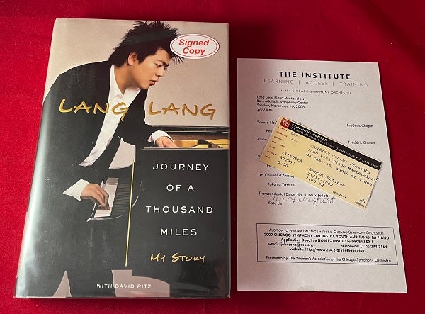 Item #5466 Journey of a Thousand Miles: My Story (SIGNED 1ST). Lang LANG, David RITZ.