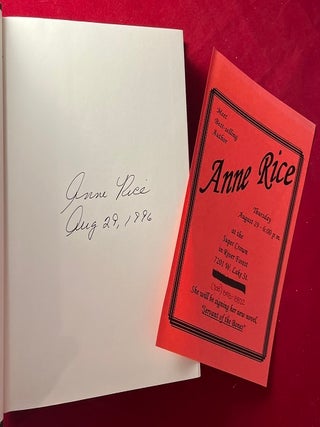 Servant of the Bones (SIGNED IN YEAR OF PUBLICATION W/ SLIP)