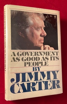 Item #5559 A Government as Good as Its People (SIGNED 1ST). Jimmy CARTER