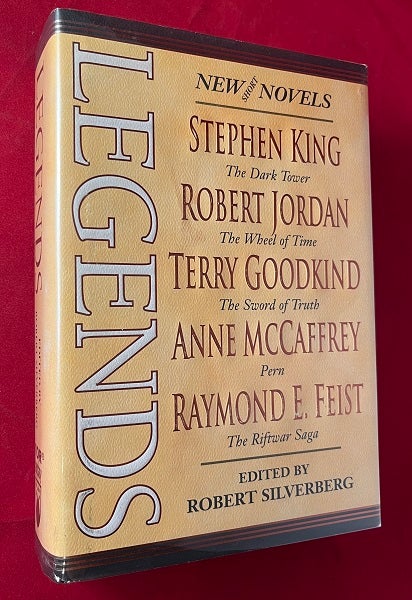 Item #5585 LEGENDS: New Short Novels (SIGNED BY CARD). Robert JORDAN, Stephen KING, Orson Scott CARD.