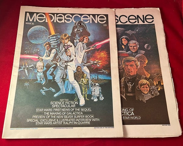 Item #5604 MEDIASCENE Magazine #30 (March/April, 1978) - THE RALPH MCQUARRIE INTERVIEW. Jim STERANKO, Ralph MCQUARRIE.