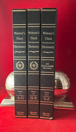 Item #5651 Webster's Third New International Dictionary of the English Language - Unabridged -...